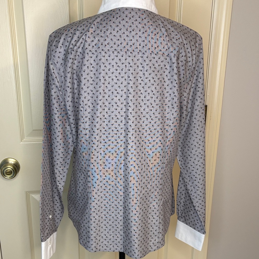 Brooks Brothers Women's Floral Non-Iron 100% Cotton Fitted Dress Shirt size 12 - Picture 4 of 8